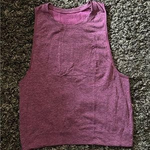 Lululemon Size 8. Muscle tank. Deep purple.